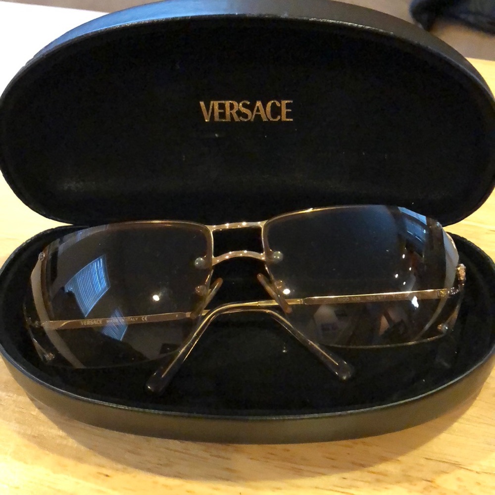 Versace sunglasses with case